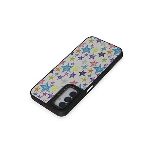 Galaxy M14 5G K�l�f Mirror Desenli Kapak - Mirror - 18