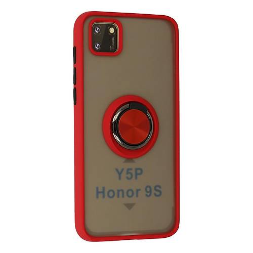 Y5P K�l�f Montreal Y�z�kl� Silikon Kapak - K�rm�z�
