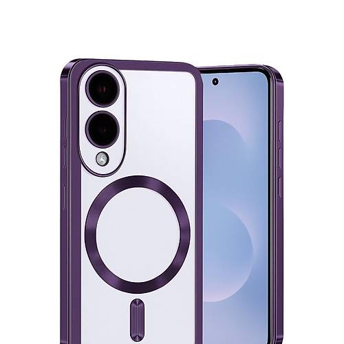 Galaxy S25 Edge Kross Magneticsafe Kapak - Mor