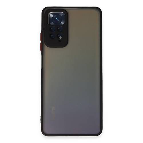 Redmi Note 12 Pro 4G K�l�f Montreal Silikon Kapak - Siyah