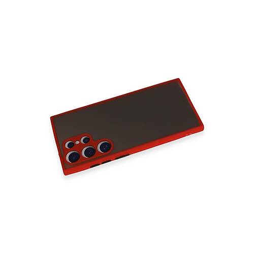 Galaxy S24 Ultra K�l�f Montreal Silikon Kapak - K�rm�z�