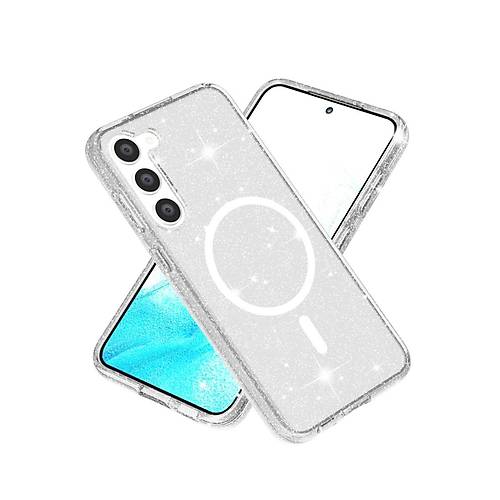 Galaxy S23 K�l�f Star Magsafe Kapak - �effaf