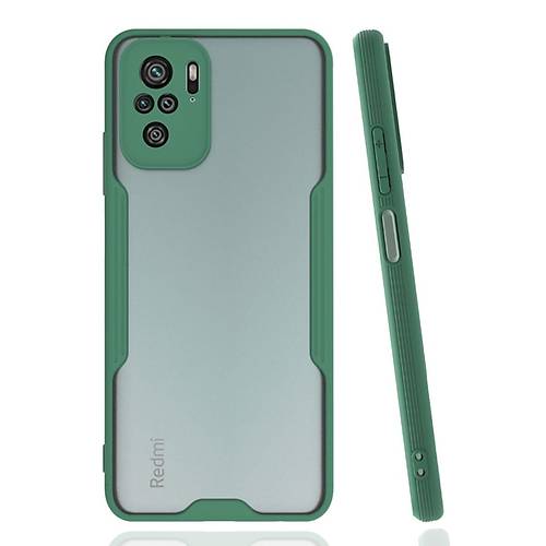 Redmi Note 10 K�l�f Platin Silikon - Ye�il