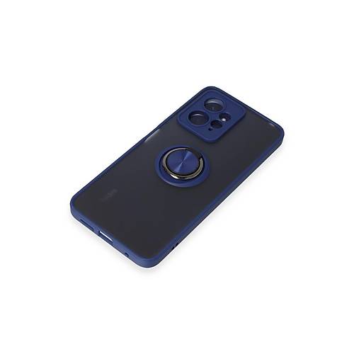 Redmi Note 12 4G K�l�f Montreal Y�z�kl� Silikon Kapak - Lacivert