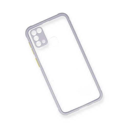Galaxy M31 K�l�f Miami �effaf Silikon - Lila