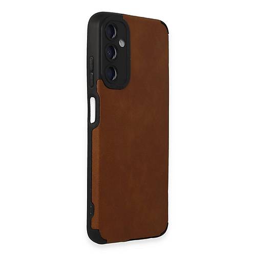 Galaxy A05S K�l�f Loop Deri Silikon - Kahverengi