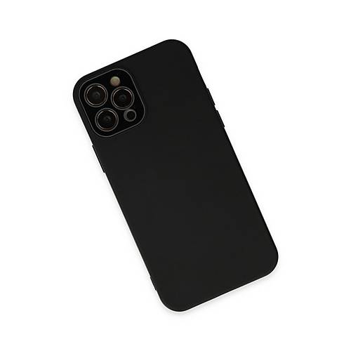 iPhone 12 Pro K�l�f Lansman Glass Kapak - Siyah