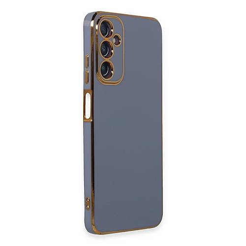 Galaxy A05S K�l�f Volet Silikon - Mavi