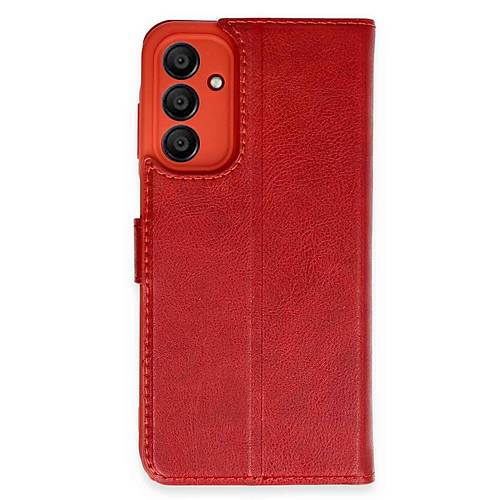 Galaxy A15 4G K�l�f Trend S Plus Kapakl� K�l�f - K�rm�z�