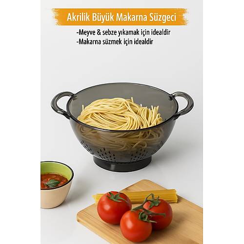 Akrilik F�me Makarna S�zge�i & Sebze Meyve S�zge�i