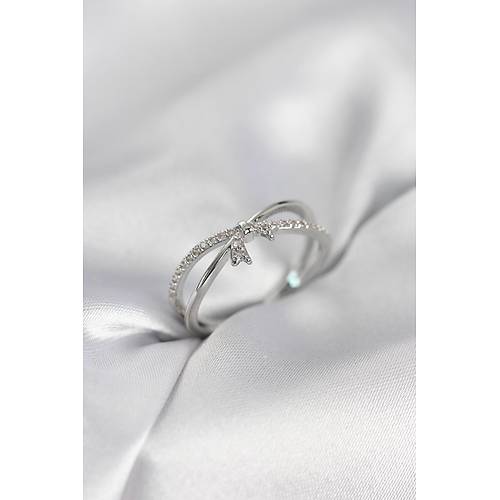 G�m�� Renk Zirkon Ta�l� Fiyonk Model Kad�n Y�z�k