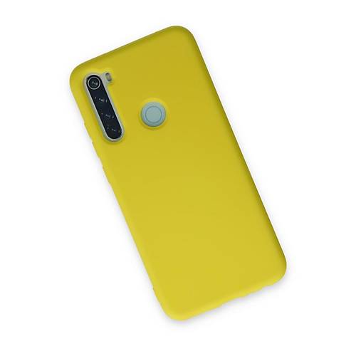 Redmi Note 8 K�l�f Nano i�i Kadife Silikon - Sar�