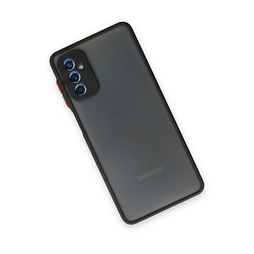 Galaxy M52 5G K�l�f Montreal Silikon Kapak - Siyah