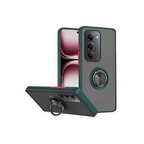 Redmi 15 4G Montreal Y�z�kl� Silikon Kapak - Ye�il