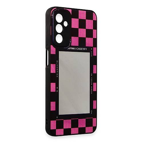Galaxy M23 K�l�f Mirror Desenli Kapak - Mirror - 8
