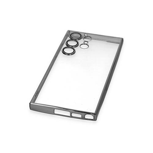 Galaxy S23 Ultra K�l�f Razer Lensli Silikon - Siyah