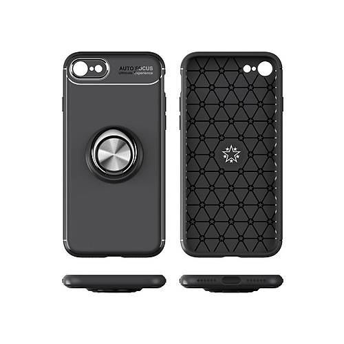 iPhone 7 K�l�f Range Y�z�kl� Silikon - K�rm�z�