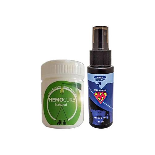 Hemocure Cream �zel 50 ml Kremi + Yan�nda Erkeklere �zel Stop Sprey