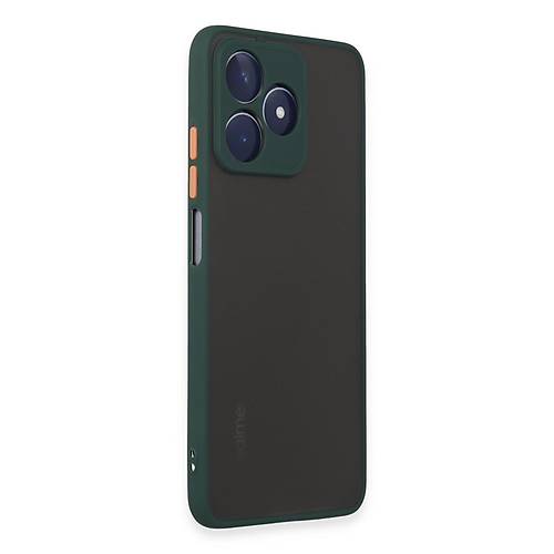 Realme C53 K�l�f Montreal Silikon Kapak - Ye�il