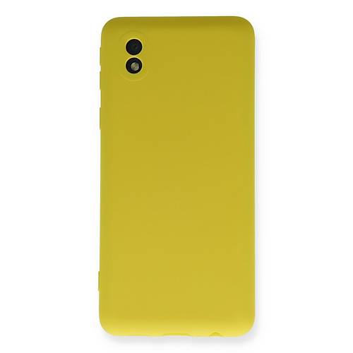 Galaxy A01 Core K�l�f Nano i�i Kadife Silikon - Sar�
