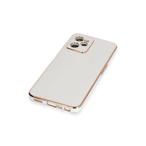 Realme C35 K�l�f Volet Silikon - Beyaz
