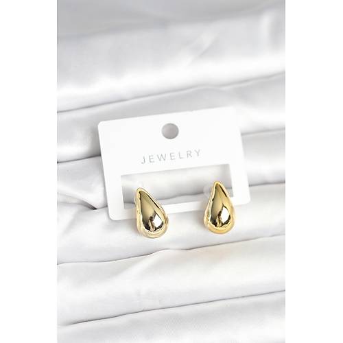 Gold Renk Damla K�pe 17 mm