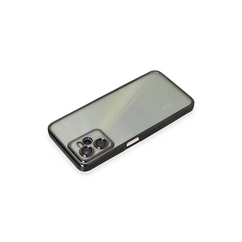 Realme C35 K�l�f Razer Lensli Silikon - Siyah