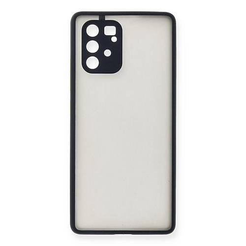 Galaxy A91 / S10 Lite K�l�f Montreal Silikon Kapak - Lacivert
