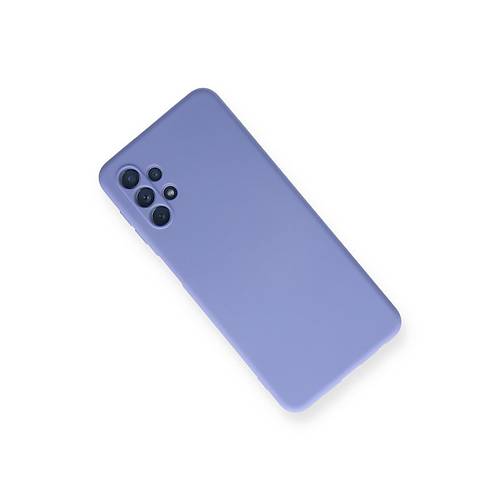 Galaxy A52 K�l�f Nano i�i Kadife Silikon - Lila