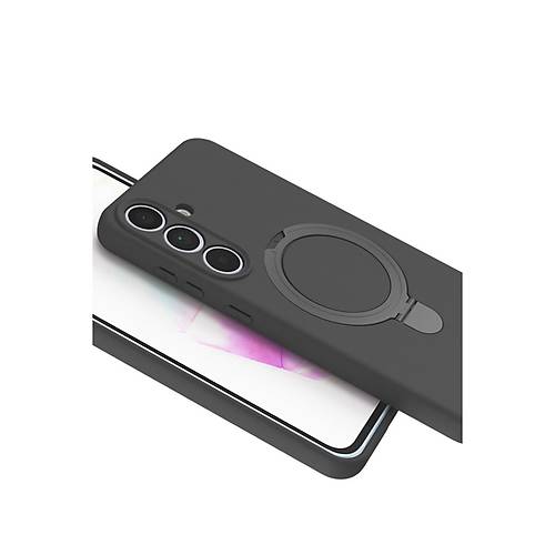 Galaxy S25 FE Regal Magsafe Standl� Kapak - Titan Gri