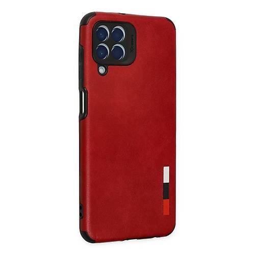 Galaxy M33 K�l�f Loop Deri Silikon - K�rm�z�