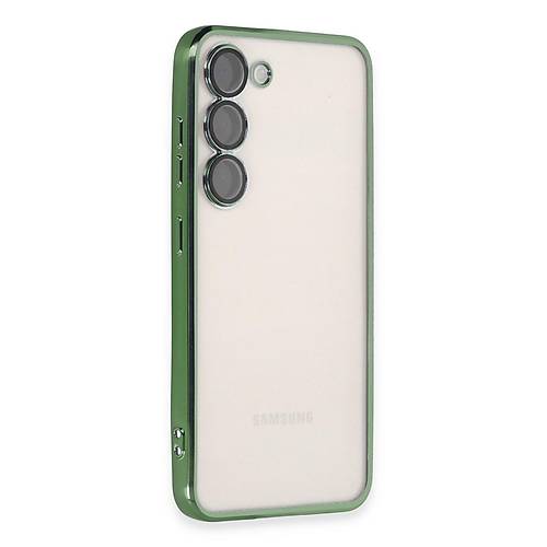 Galaxy S23 Plus K�l�f Razer Lensli Silikon - Ye�il