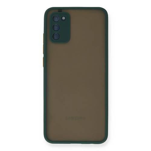Galaxy A03S K�l�f Montreal Silikon Kapak - Ye�il
