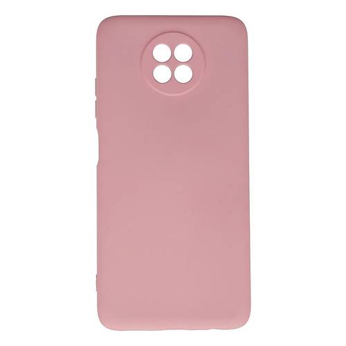 Redmi Note 9 5G K�l�f Nano i�i Kadife Silikon - Pembe