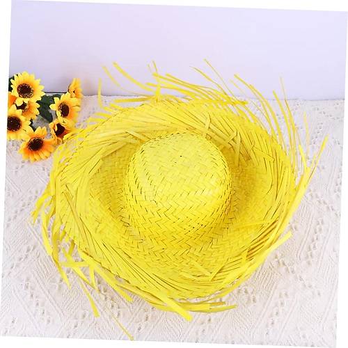 Tropikal Parti Sar� Has�r Hawaii �apkas� 13x36 cm