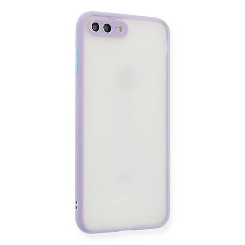 iPhone 7 Plus K�l�f Montreal Silikon Kapak - Mor
