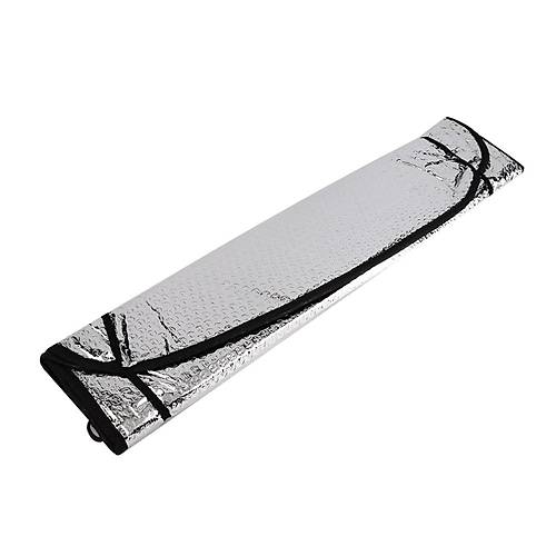 Metalize �n Cam Minib�s Otob�s G�ne�lik B�y�k XXL 165x85cm Gri OSN1004