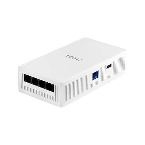 H3C 9801A3WX WA6120H 5 PORT GIGABIT 2.4/5GHZ 1.775GBPS 802.11AX WIFI6 DUVAR T�P� ACCESS POINT