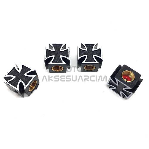 Kare Art� L�x Sibop Kapa�� Siyah Beyaz