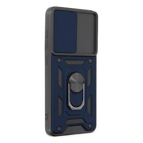 Galaxy S21 FE K�l�f Pars Lens Y�z�kl� Silikon - Lacivert