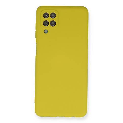 Galaxy A12 K�l�f Nano i�i Kadife Silikon - Sar�