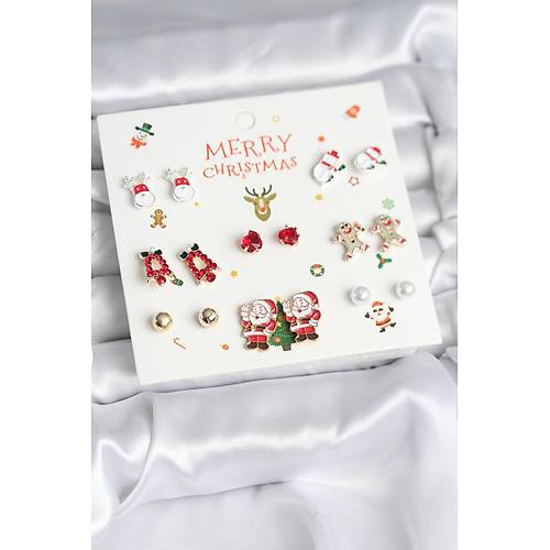 Y�lba�� Temal� Kar���k Model 8 �ift Y�lba�� Temal� Kad�n K�pe Seti