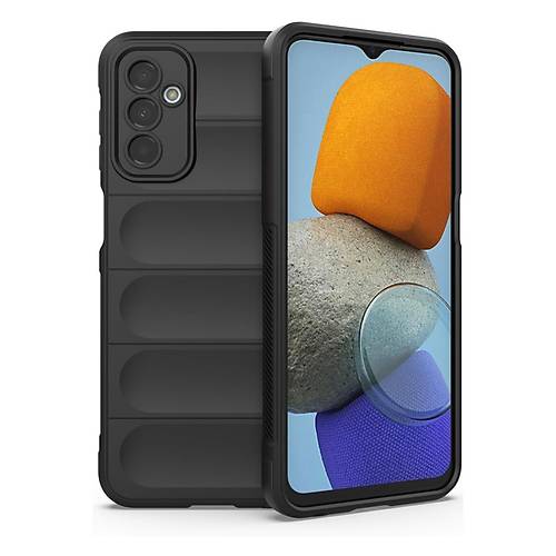 Galaxy M23 K�l�f Optimum Silikon - Siyah