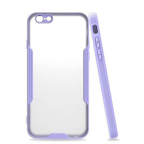 iPhone 6 K�l�f Platin Silikon - Lila