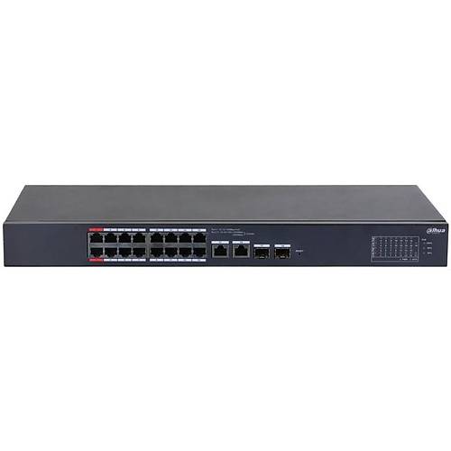 DAHUA CS4218-16ET-135 16 PORT 10/100 + 2XRJ45/1GB SFP COMBO CLOUD Y�NET�LEB�L�R RACKMOUNT 135W POE SWITCH