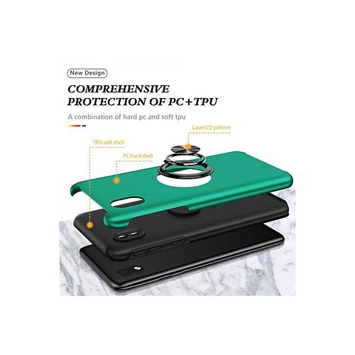 Galaxy A01 Core K�l�f Elit Y�z�kl� Kapak - Ye�il