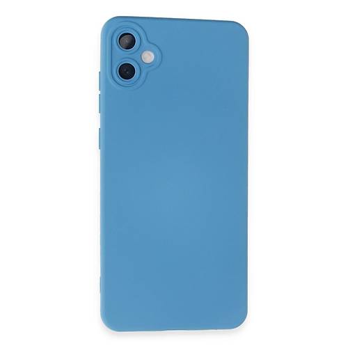 Galaxy A05 K�l�f Nano i�i Kadife Silikon - Mavi