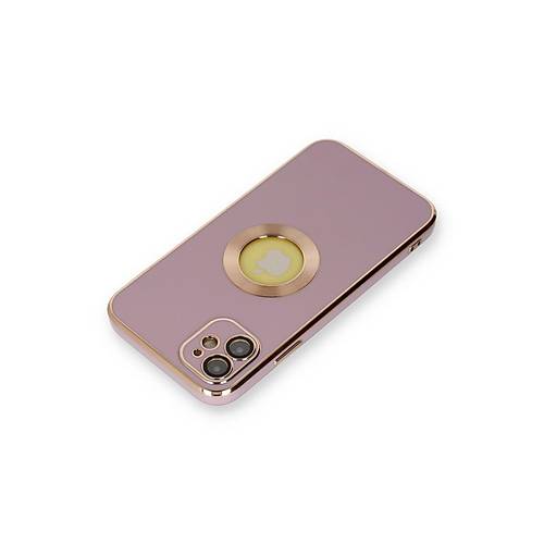 iPhone 12 K�l�f Store Silikon - Mor