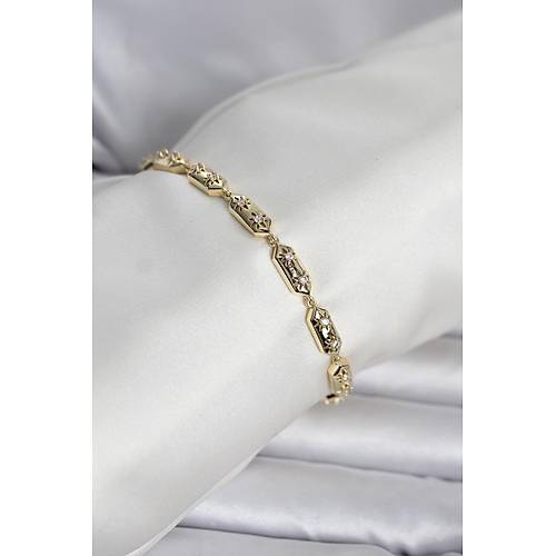 Pirin� Gold Renk Kutup Y�ld�z� ��leme Kad�n Bileklik