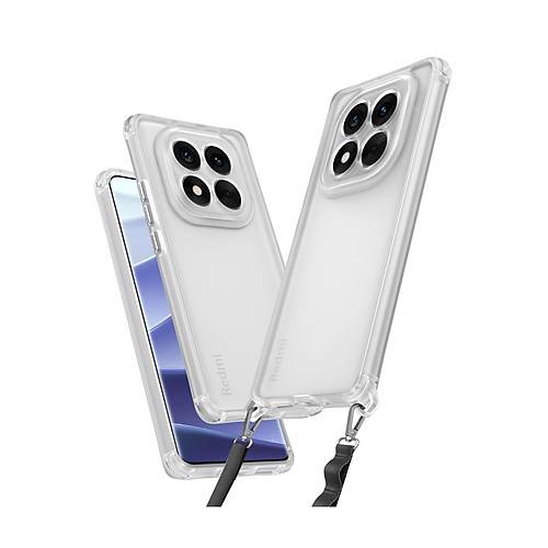 Redmi Note 14 Pro 4G K�l�f Penta Silikon K�l�f - �effaf